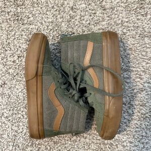 Vans Kids Sneakers in Green and Brown